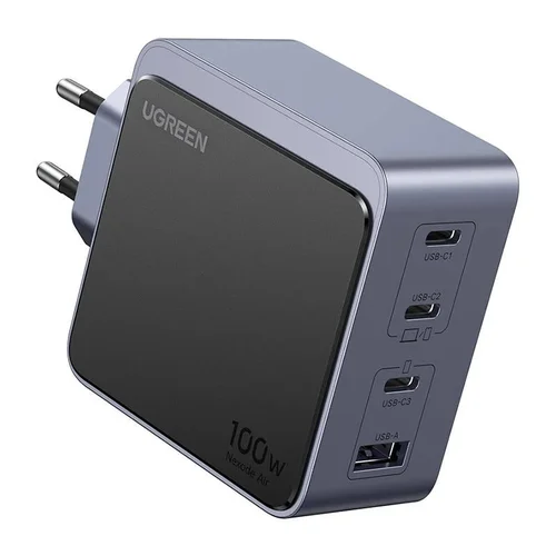 Ugreen X565 GaN 100W įkroviklis pilkas image 2