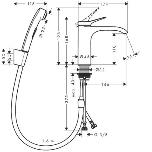 Hansgrohe Vivenis 75210000 chromo image 2