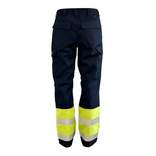 Apsauginės antistatinės kelnės AS-MULTISAFE-TR-C1-0405, 64 SHORT, Mėlyna/Hi-Vis Geltona image 3