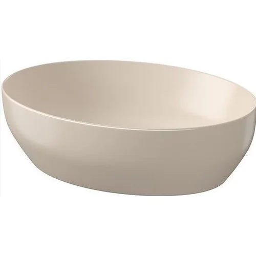 CERSANIT Larga Ellipse Praustuvas 50x38 cm Kreminė Spalva image 1