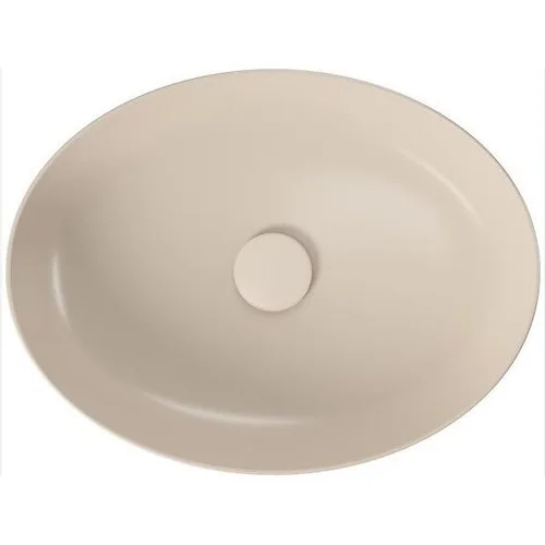 CERSANIT Larga Ellipse Praustuvas 50x38 cm Kreminė Spalva image 2
