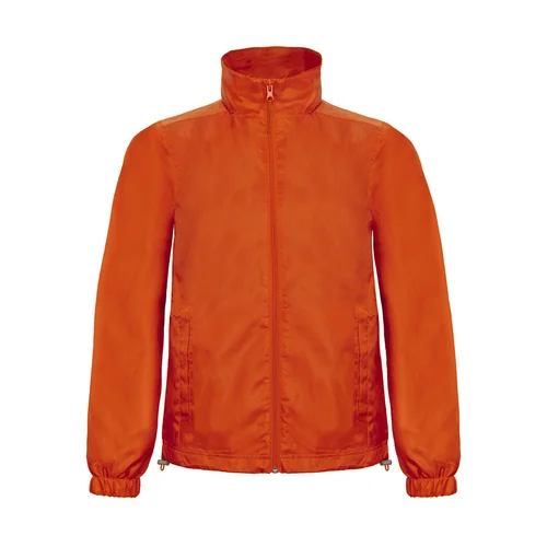 B&C JUI60 vyriška vandeniui ir vėjui atspari striukė - XL, Oranžinė image 3
