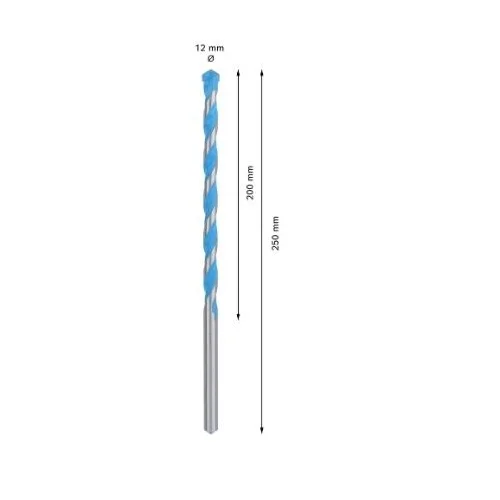 Bosch MULTI CONSTRUCTION grąžtas 12x200x250 mm 1 vnt 2608901486 image 2