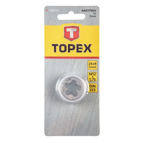 TOPEX Sriegpjovė M12, 25x9 mm, DIN233 image 3