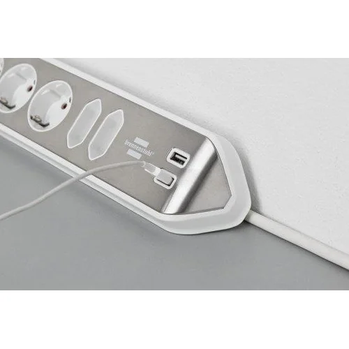 BRENNENSTUHL Buitinis ilgintuvas, 6 vietų, 2 USB, 2 m image 2