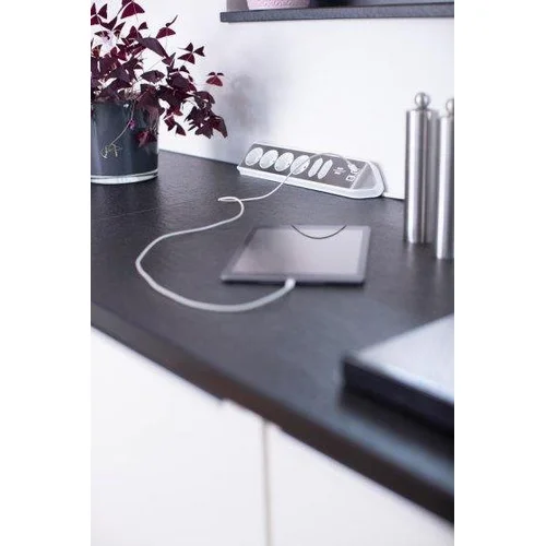 BRENNENSTUHL Buitinis ilgintuvas, 6 vietų, 2 USB, 2 m image 3