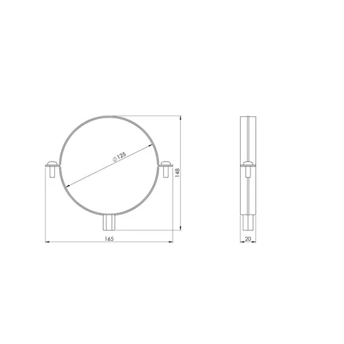 Laikiklis EUROPLAST SBO125, Ø 125 mm image 2