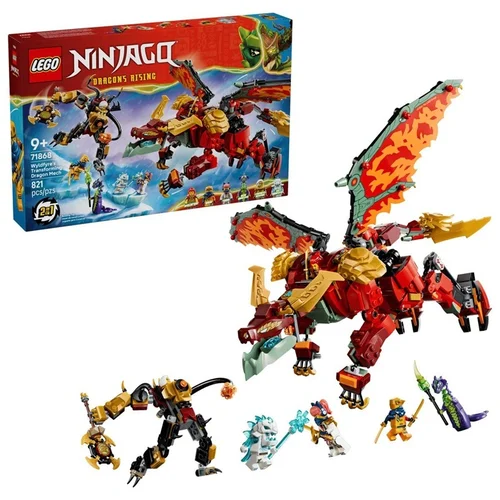 LEGO KONSTR DRAKONAS 71868 Wyldfyre's Transforming Dragon Mech image 1