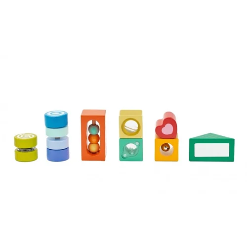 CLASSIC WORLD MONTESSORI Medinės Kaladėlės - Daugiafunkcinė dėlionė image 3