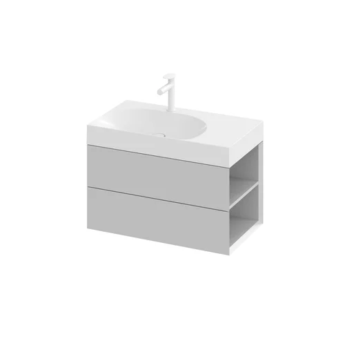 SD Lite 80 D spintelė po praustuvu Smoke Grey image 3