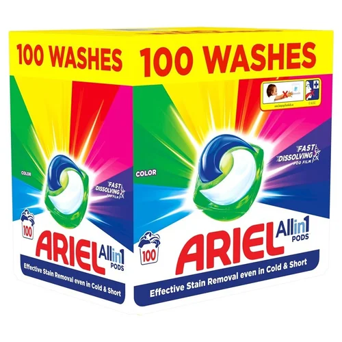 Ariel All-in-1 Color Clean&Fresh skalbimo kapsulės, 100 vnt image 1