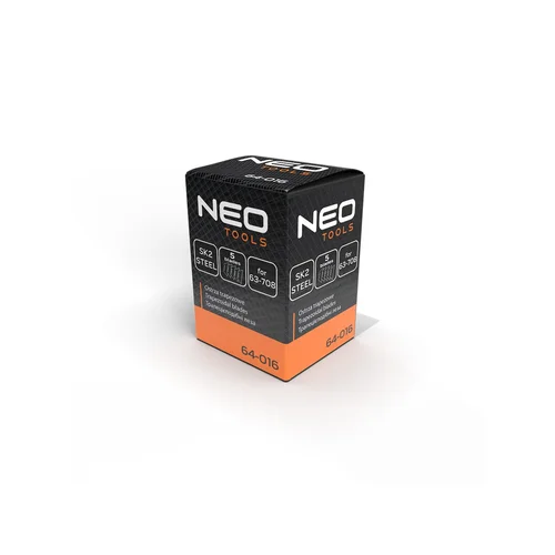 NEO TOOLS SK2 Trapecijos formos peiliukai, 5 VNT image 2
