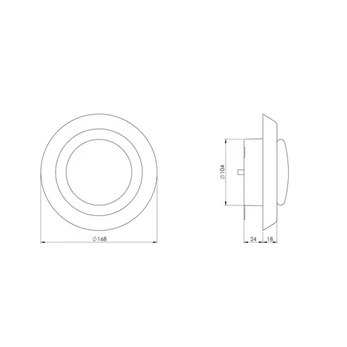Europlast Difuzorius VDA125, D125 – 104 mm skersmuo image 2