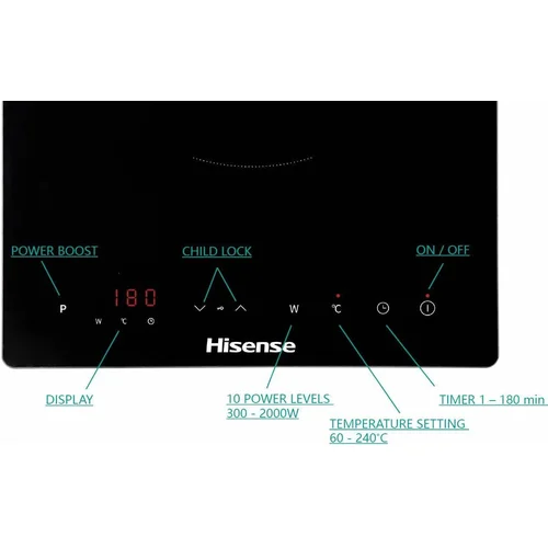 Hisense HIC2000Y Indukcinė kaitlentė 20 cm image 2