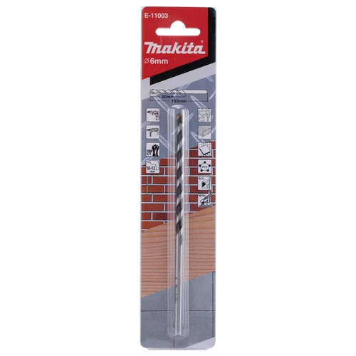 Makita E-11003 TCT grąžtas įvairioms medžiagoms, 6x150 mm image 2