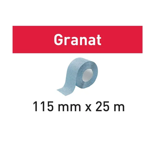Festool Granat 115 mm x 25 m P80 šlifavimo popierius image 1