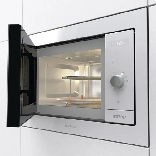 GORENJE BM235G1SYW Mikrobangų krosnelė su griliu, 23 L, Balta image 3