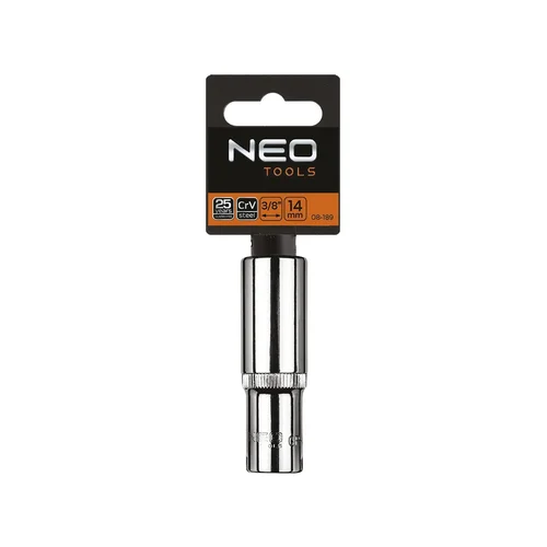 NEO galvutė šešiakampė ilga 3/8" 14 mm image 2