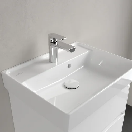 Villeroy & Boch Collaro 600/550/500 baldinis praustuvas – Balta, 500x400, Be persipylimo image 1