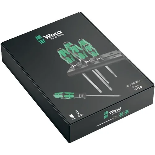 WERA Kraftform Plus Atsuktuvų komplektas 6 vnt PH PZ SL image 2