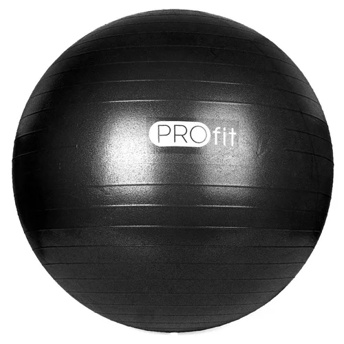 Profit gimnastikos kamuolys 85 cm Juodas DK 2102 su pompa image 1