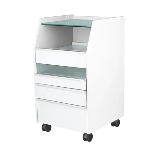 Activeshop 984 GREY kosmetologinis vežimėlis su UV-C sterilizatoriumi image 1