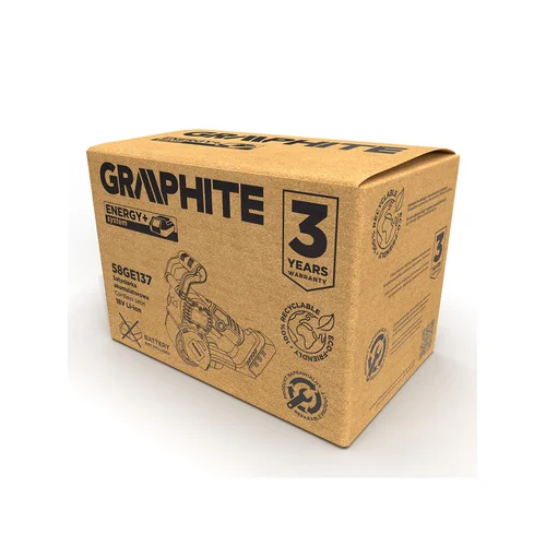 GRAPHITE 58GE137 Energy+ 18 V akumuliatorinis šlifuoklis image 2