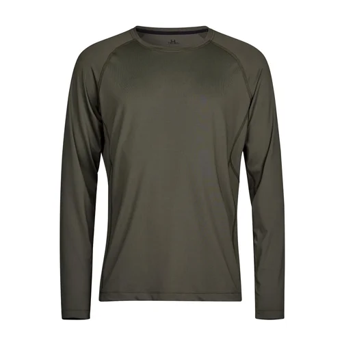 Tee Jays 7022 vyriški marškinėliai ilgomis rankovėmis XL Deep Green image 3