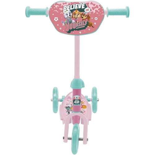 Paw Patrol vaikiškas paspirtukas, mėtinė/rožinė image 2
