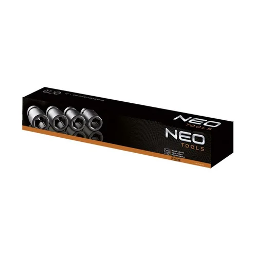 Neo Tools Neo 12-115 3/4" Smūginių galvučių rinkinys, 8 vnt, 26–38 mm image 2