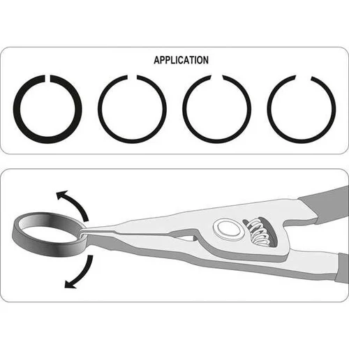 ELLIENT TOOLS Replės žiedų išplėtimui, 225 mm image 3