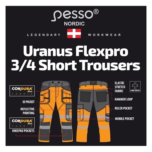 Darbo bridžai Pesso URANUS Flexpro 135, oranžiniai - 62 image 3