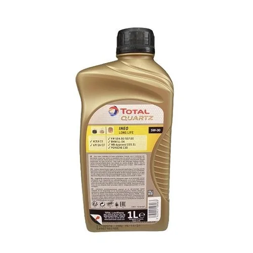 TOTAL QUARTZ INEO LONG LIFE 5W30 1 L image 2