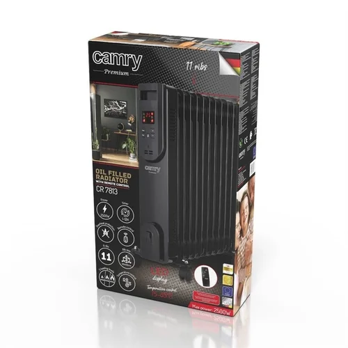 Camry CR 7813 tepalinis šildytuvas, 2500 W image 3