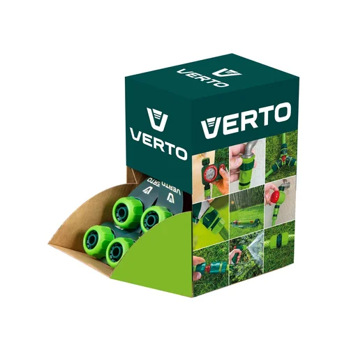 VERTO 1/2\"-5/8\" dviejų krypčių jungtis bimaterial parodomoji dėžutė image 2