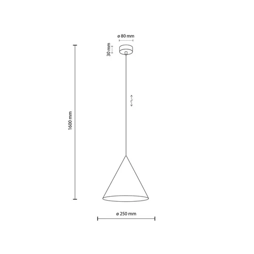 TK Lighting Cono 6632 kabinamas, E27, 15 W image 3