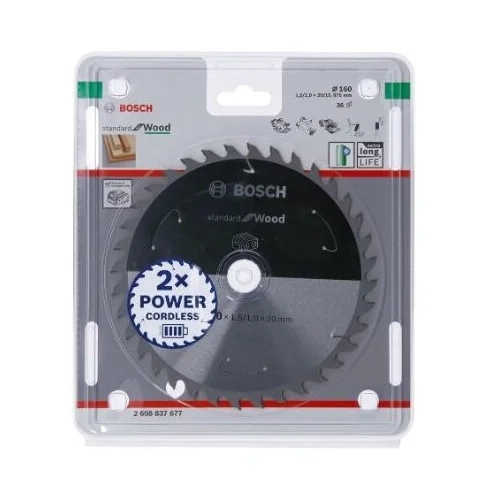 Bosch Standard for Wood pjovimo disko 160 mm, 36T image 2