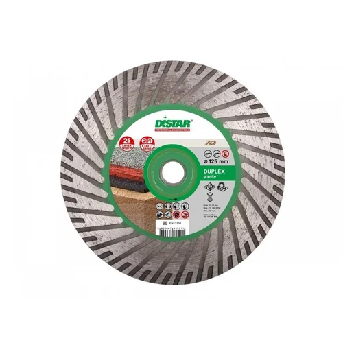 DISTAR TURBO DUPLEX GRANITE Akmens pjovimo šlifavimo diskas (125mm, M14) image 1