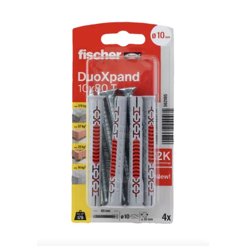 Fischer DuoXpand kaištis su varžtu 10x80 T image 1