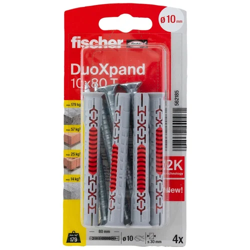Fischer DuoXpand kaištis su varžtu 10x80 T image 2