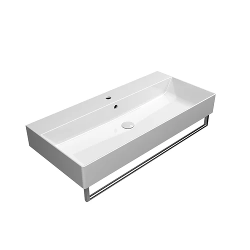 GSI KUBE X 100x47 Extraglaze® Pakabinamas praustuvas image 1