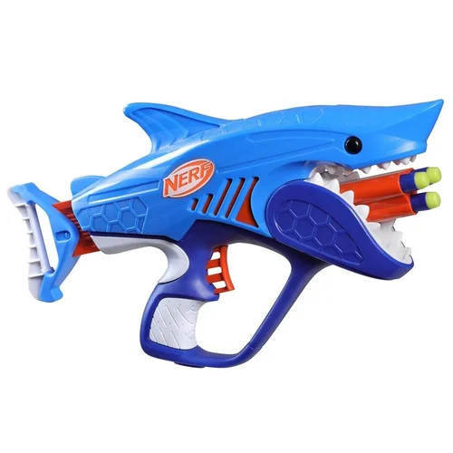 Nerf BLASTER SHARKFIRE F8645 – Žaislinis šautuvas su kulkomis image 3