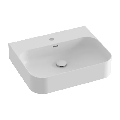 Keraminis praustuvas Ceramic Slim Wall R 55 N Baltas matinis image 2