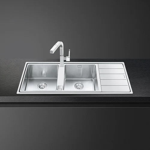 SMEG LFT116D Nerūdijančio plieno plautuvė image 2