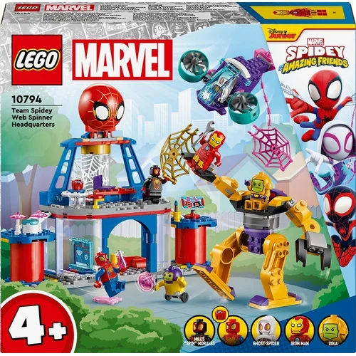 LEGO Marvel Team Spidey Web Spinner Headquarters 10794 image 1