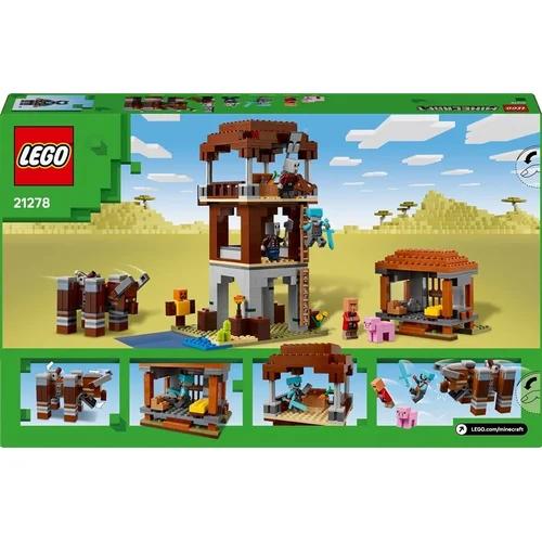Konstruktorius LEGO Minecraft 21278 Pillager Outpost and Ravager image 2