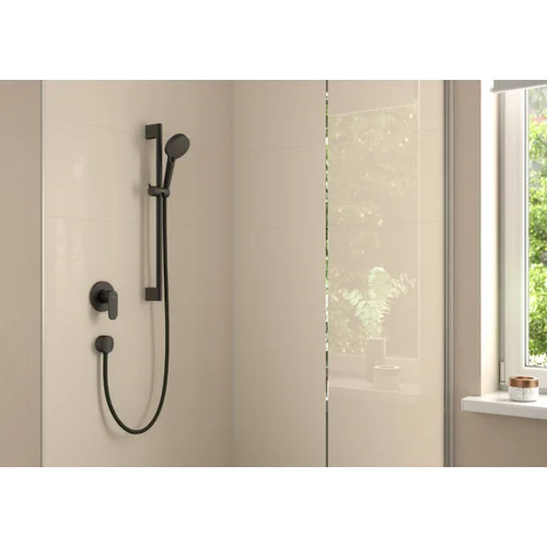 Hansgrohe FixFit S 26453670 Juodas matinis image 3
