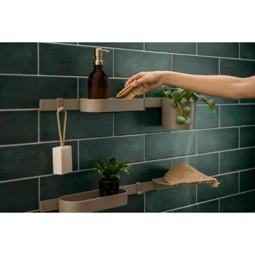 Hansgrohe WallStoris Planet Edition 28917210 Dušo lentynėlė 200x169 mm image 2