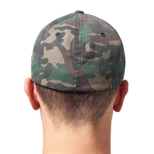 Flexfit 6977CA kepuraitė su snapeliu S/M, Green Camo image 3
