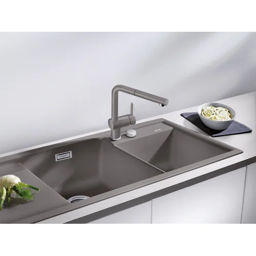 Blanco Linus-S 526958 Silgranit Vulkano pilka image 3